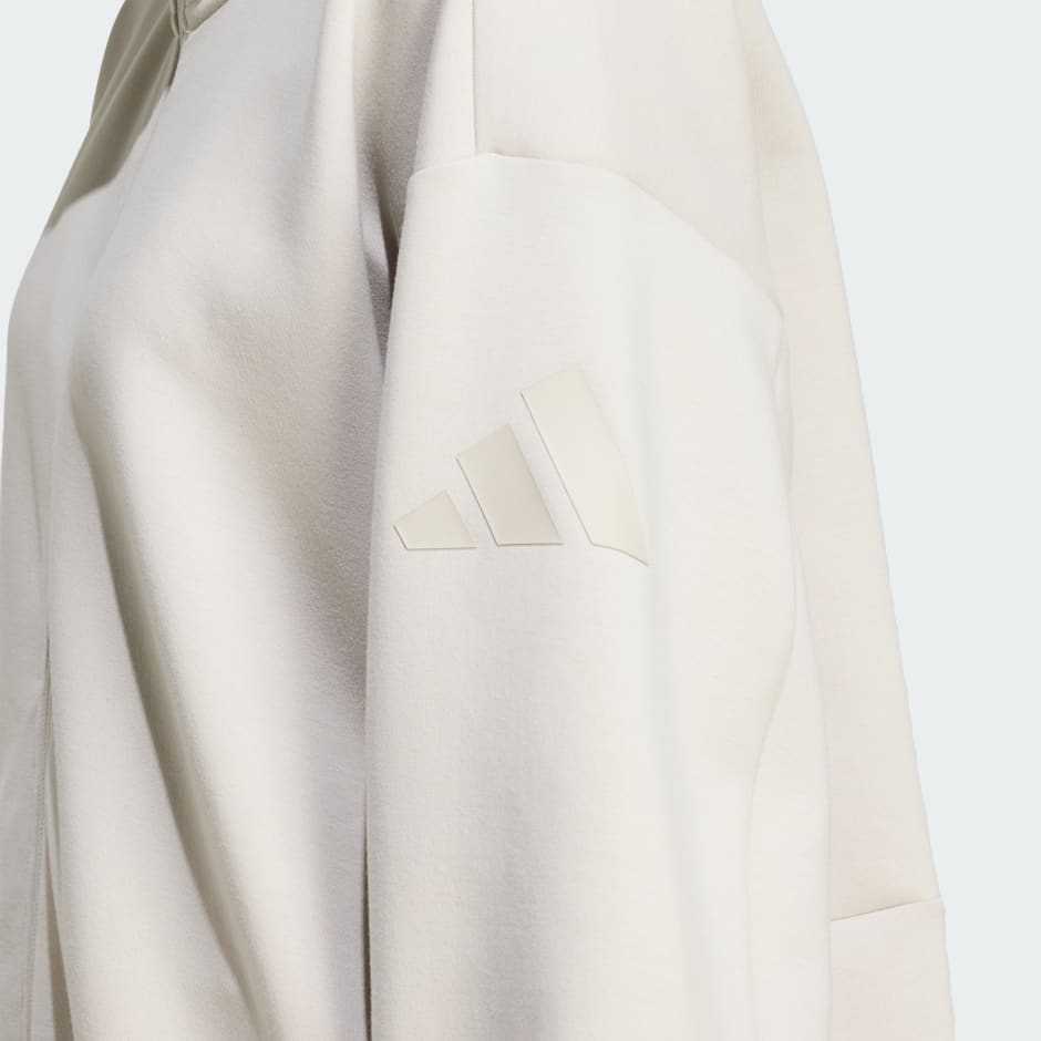 Majica &scaron;irokog kroja s patentnim zatvaračem cijelom duljinom Soft Lux