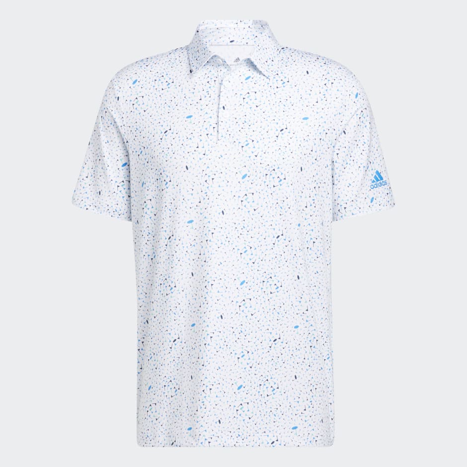 Flag-Print Polo Shirt