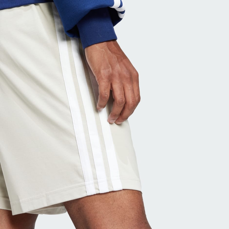 شورت Essentials 3-Stripes Single Jersey 7-Inch