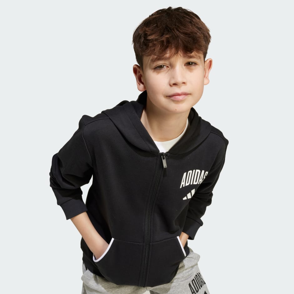 Seasonals Essentials Collegiate Typography Full-Zip Hoody Enfant