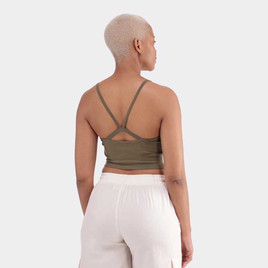 Adicolor 3-Stripes Crop Long-Sleeve Top