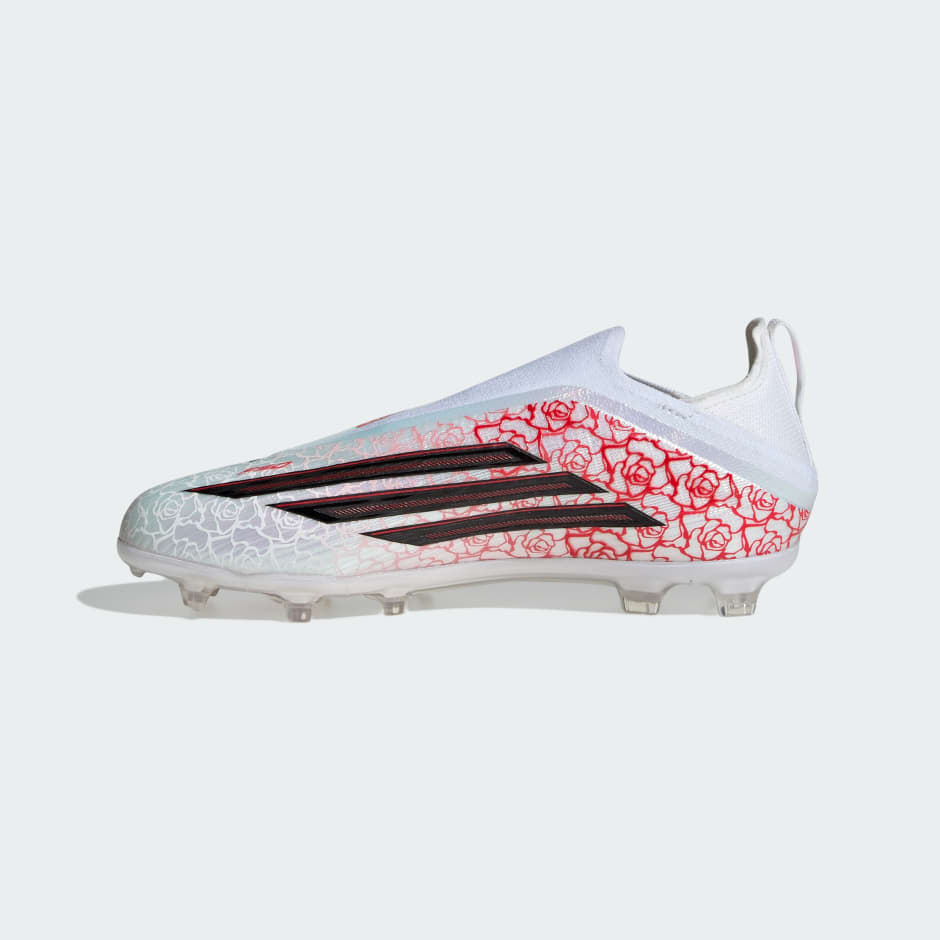 Ghete de Fotbal pentru Copii F50 Laceless pentru Teren Ferm