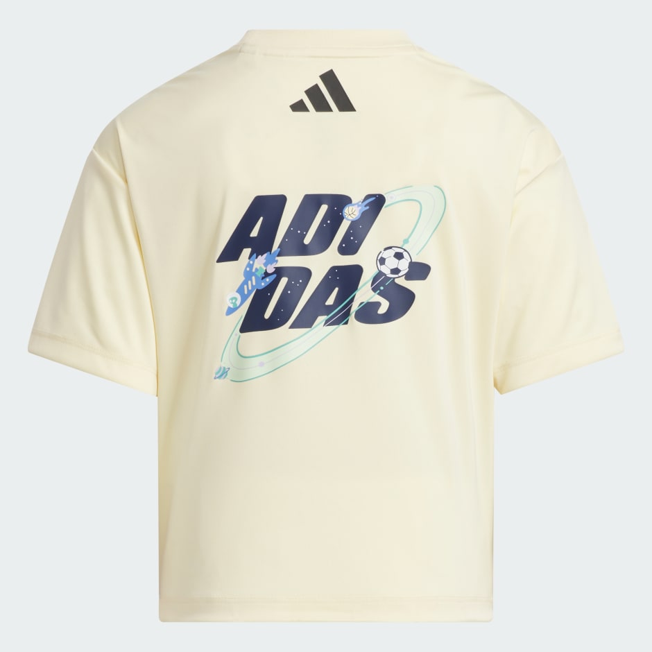 兒童圖案 T 裇及短褲套裝