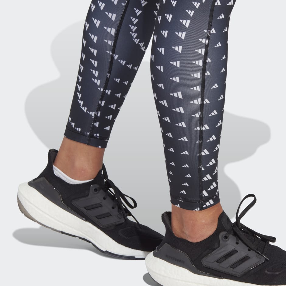 Running Essentials Brand Love 7/8 Leggings - White | adidas KW