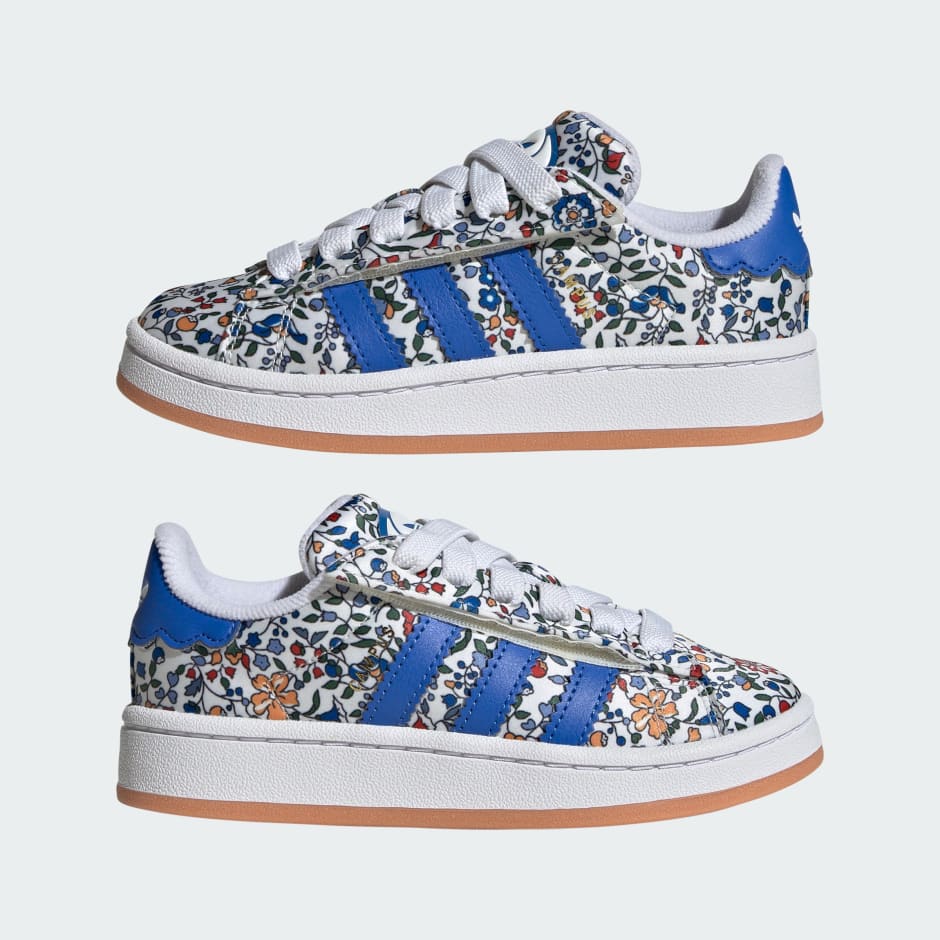 Campus 00s x Liberty London Pantofi pentru copii cu șiret elastic și &icirc;nchidere confortabilă