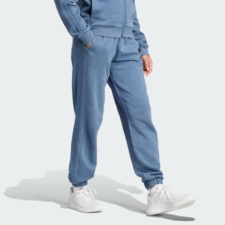 ALL SZN French Terry 3-Stripes Garment Wash Pants