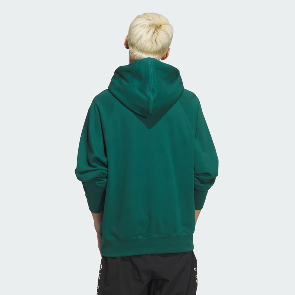 Collegiate Loose Fit French Terry Pullover Hoodie