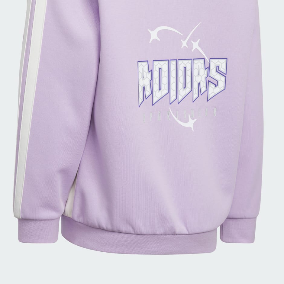 運動服兒童全幅拉鍊有帽衫運動服