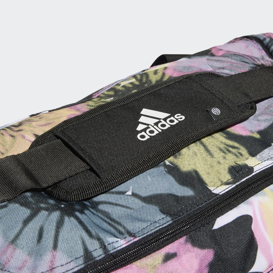 Essentials Linear Graphic Small Duffel Bag