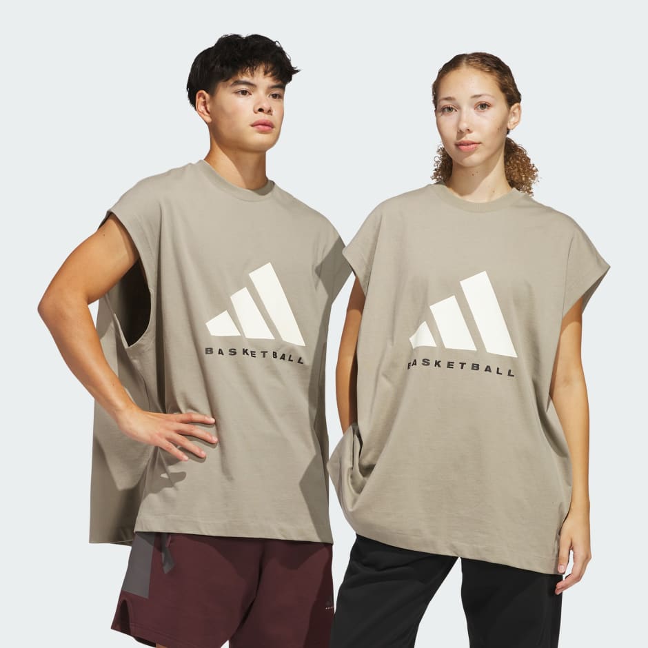 adidas Basketball Sleeveless Tee (Gender Neutral)