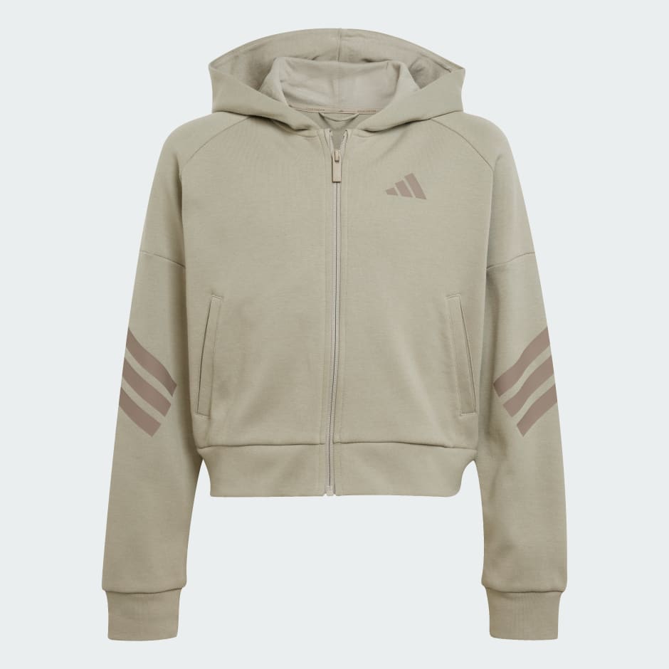 Future Icons 3-Stripes Full-Zip Hooded Track Jacket Kids