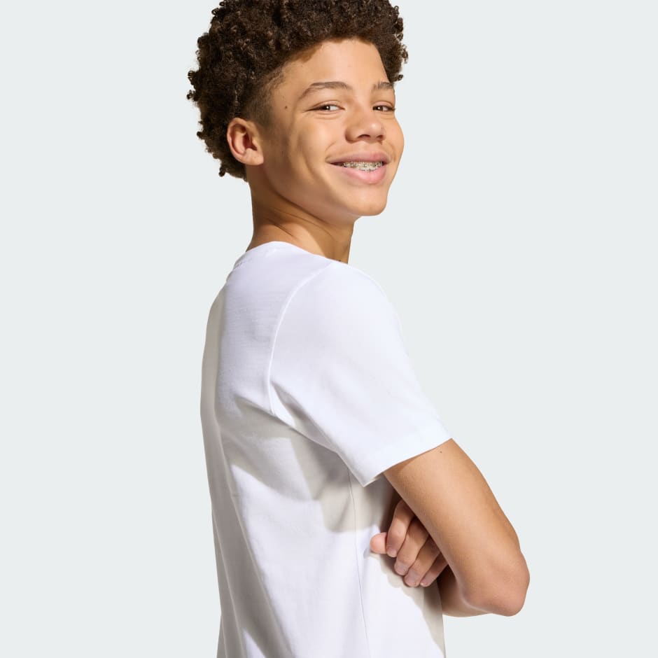 تي شيرت جرافيكي للأطفال برسومات طعام.