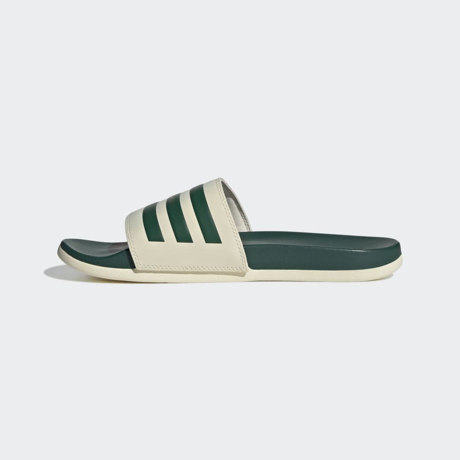 Shoes - Adilette Comfort Slides - White | adidas Saudi Arabia