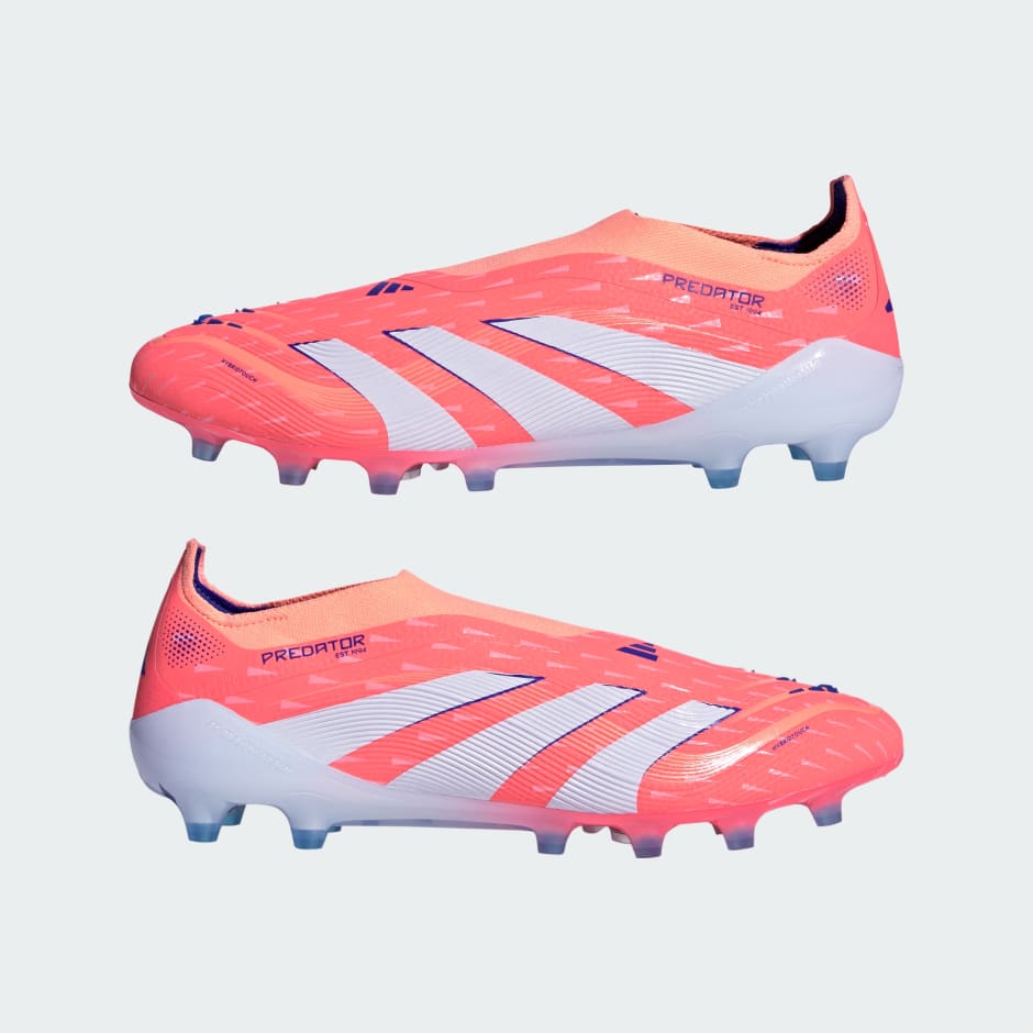 Ghete Predator Elite fără șireturi, pentru gazon artificial