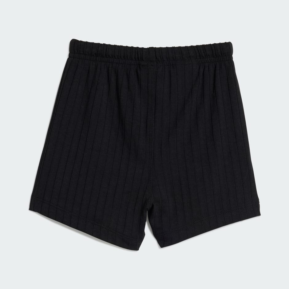 REGULAR WIDE RIB SHORT T-SHIRT SET