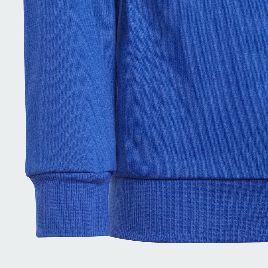 Clothing - Essentials Logo French Terry Jogger Set - Blue | adidas ...