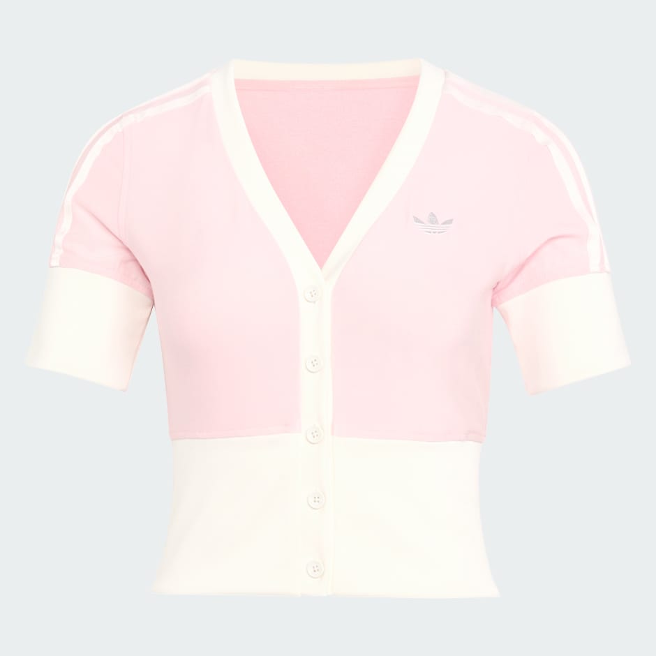 V-NECK SHIRT WITH BUTTONS