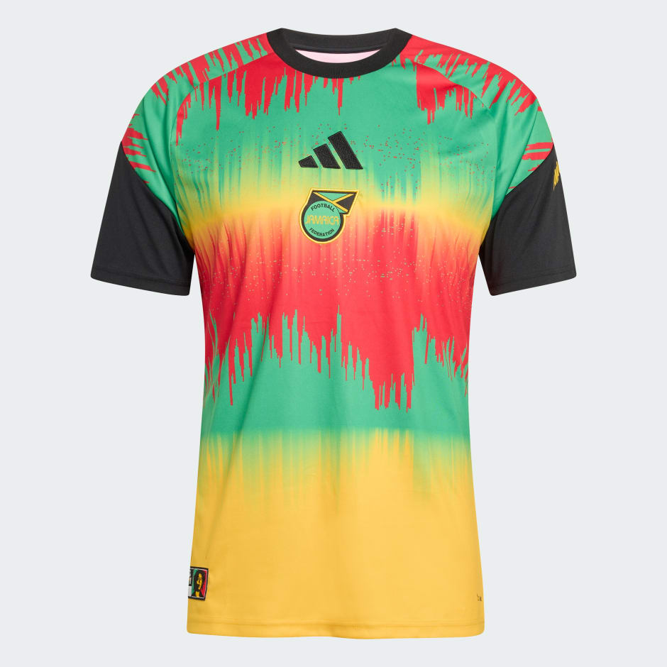 Tricou de &icirc;ncălzire Jamaica 26 x Bob Marley pentru meciuri pe teren propriu