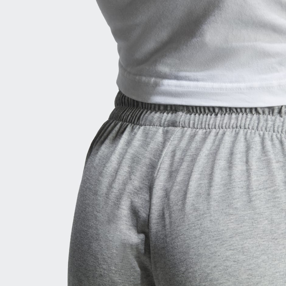 Essentials Single Jersey Tapered Open Hem 3-Stripes Pants