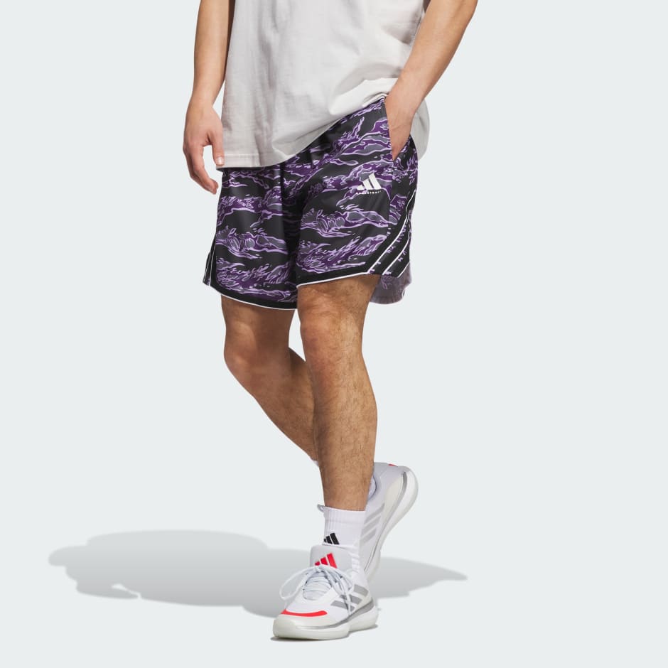 超希少☆adidas CHOREI OTD HI☆24cm☆軽量ボクサーシューズ Clothing - adidas Crazy Lite AOP Short - Purple | adidas Oman
