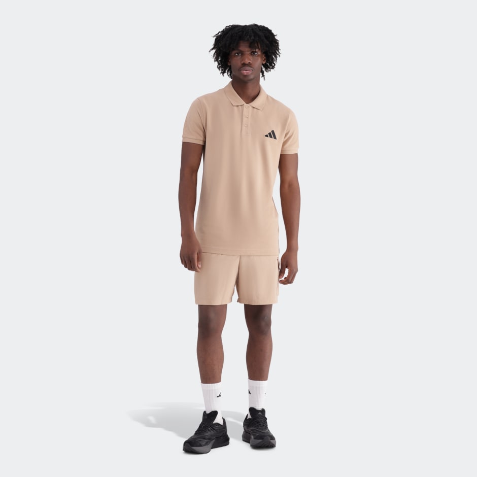 Essentials Small Logo Piqu&eacute; Polo Shirt