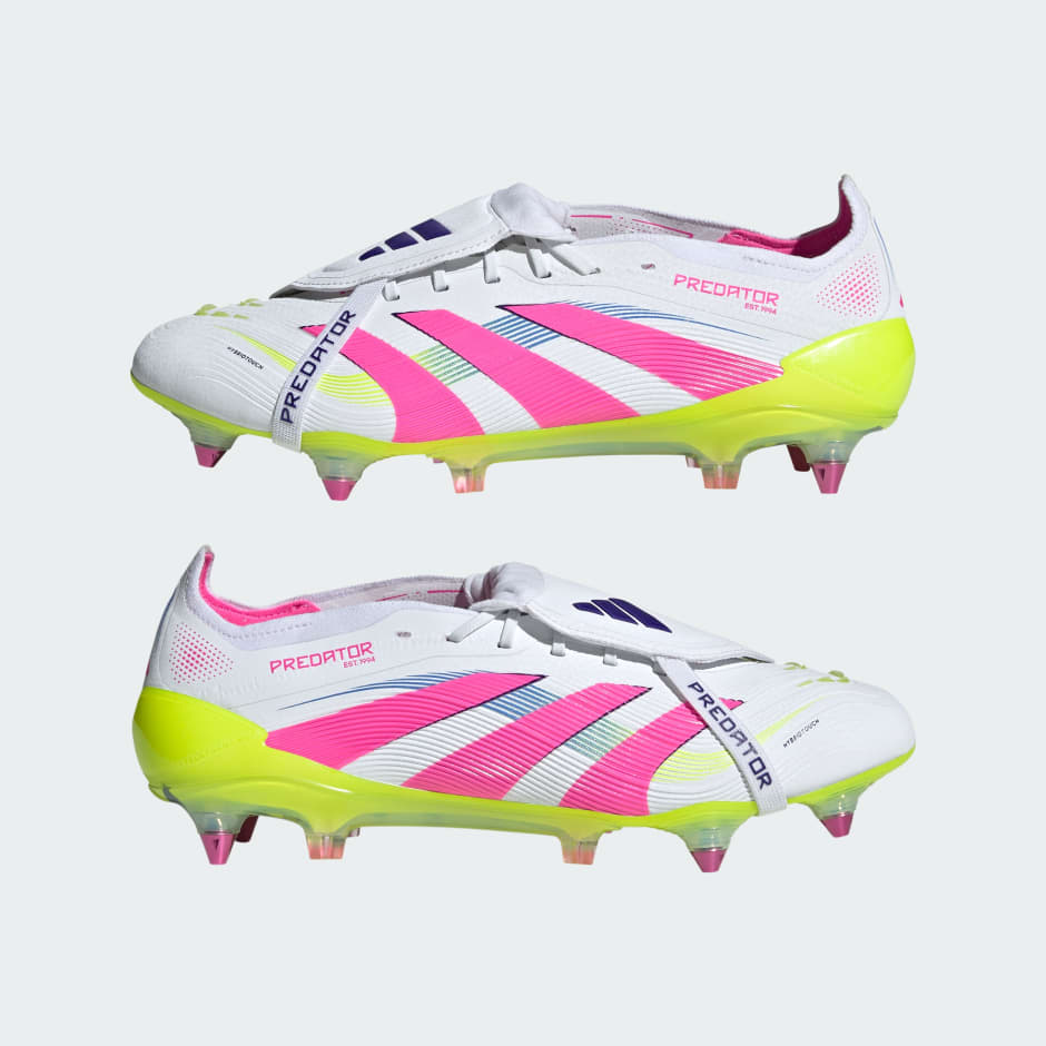 Ghete de fotbal cu limbă pliată pentru teren moale Predator Elite
