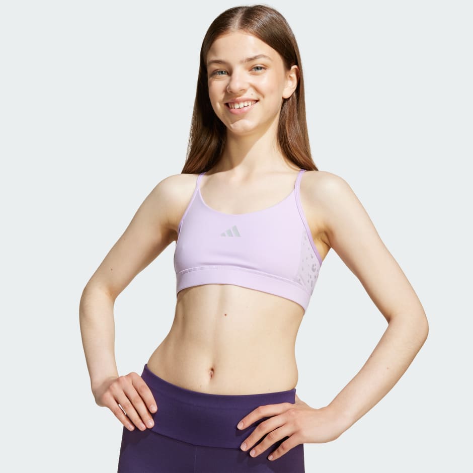 Train Essentials Glam Print Bra Kids