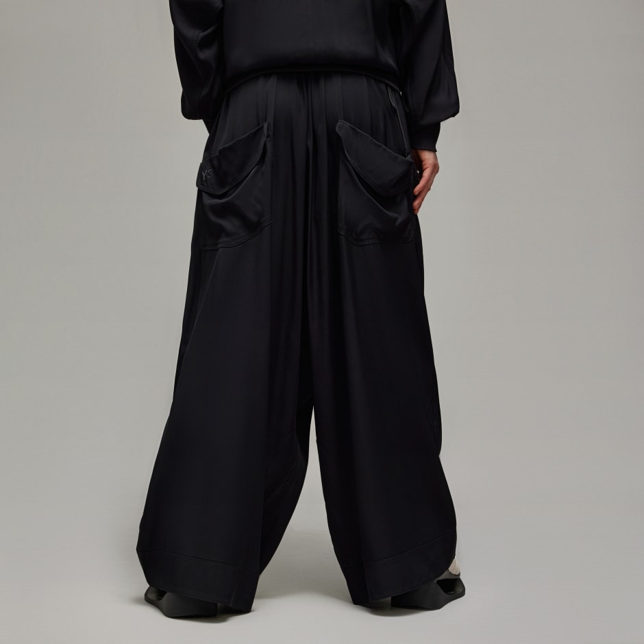 adidas Y-3 Washed Twill Pants - Black | adidas Finland