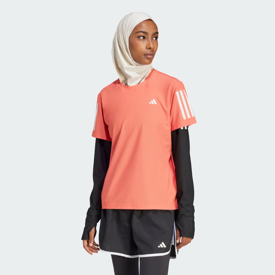 adidas Own The Run Tee - Red | adidas UAE