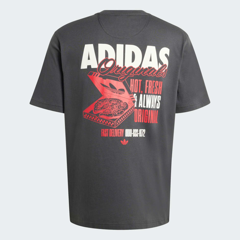 חולצת טי חדשה Pizza Box עם גרפיקה 