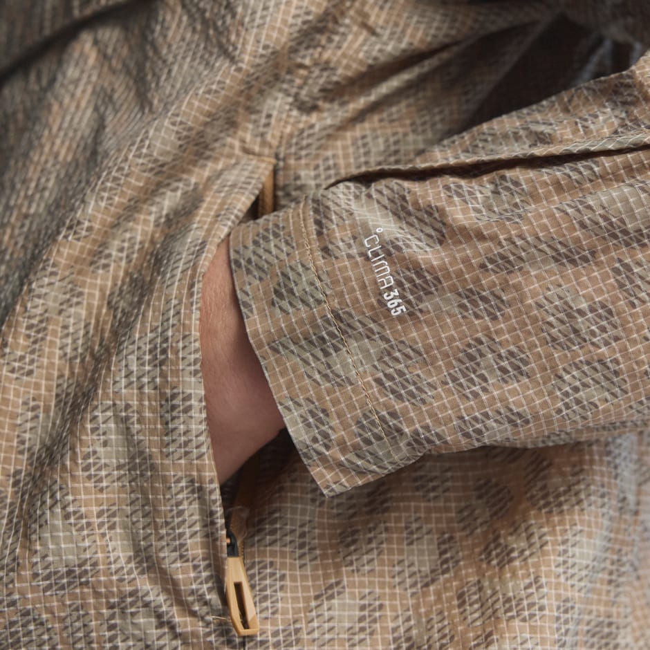 Hanorac rezistent la v&acirc;nt Terrex Xploric CLIMA365 cu imprimeu