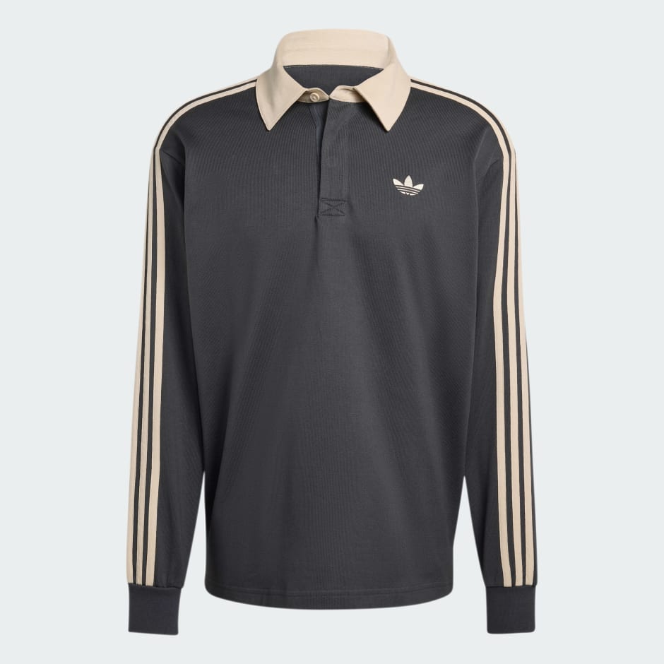3-STRIPES RUGBY LONGSLEEVE POLO