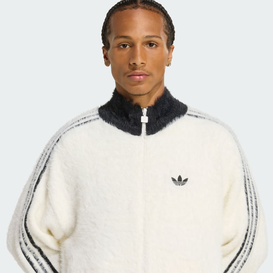 FAUX MOHAIR CLASSIC TRACKTOP