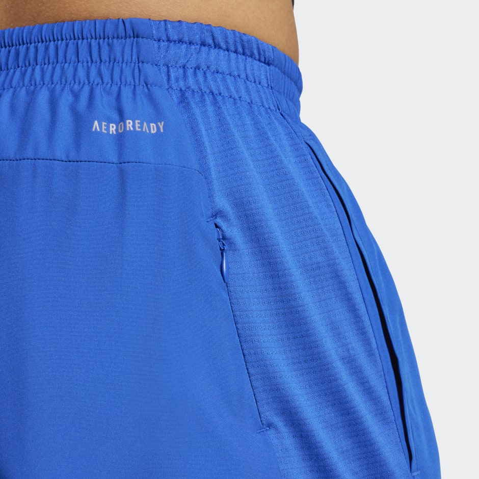 Adidas running shorts with deals underlay in light blue