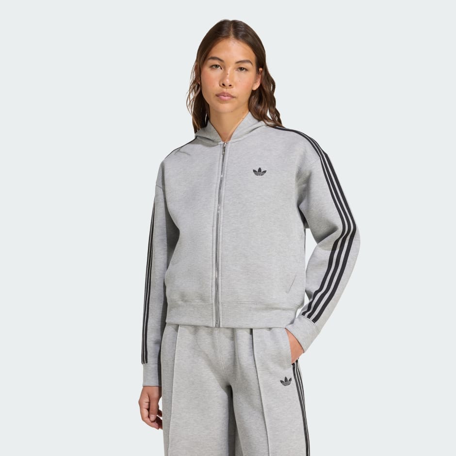 Adicolor 3-Stripes Spacer Full-Zip Hoodie