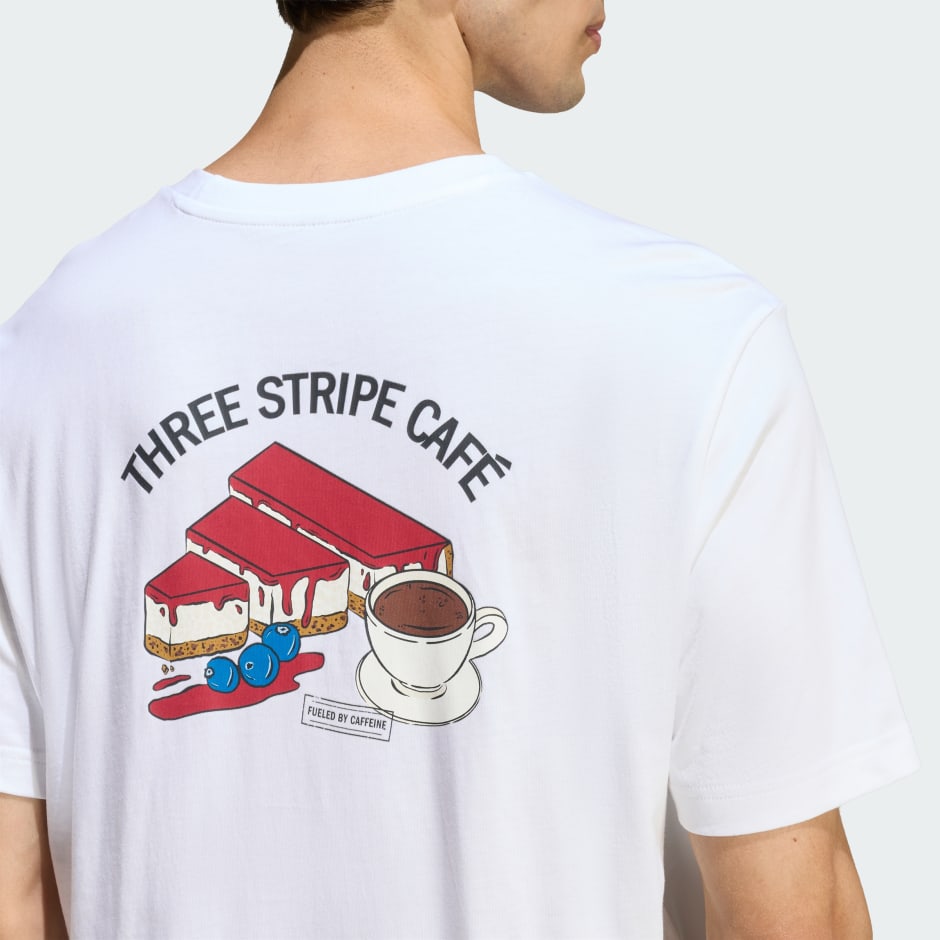 Tricou cu imprimeu grafic COFFEE CAFE CHEESECAKE