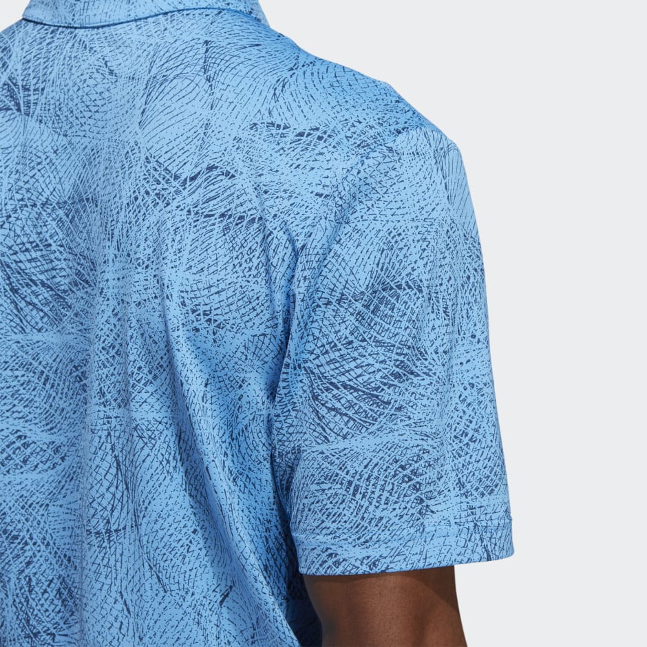 Motion-Print Polo Shirt