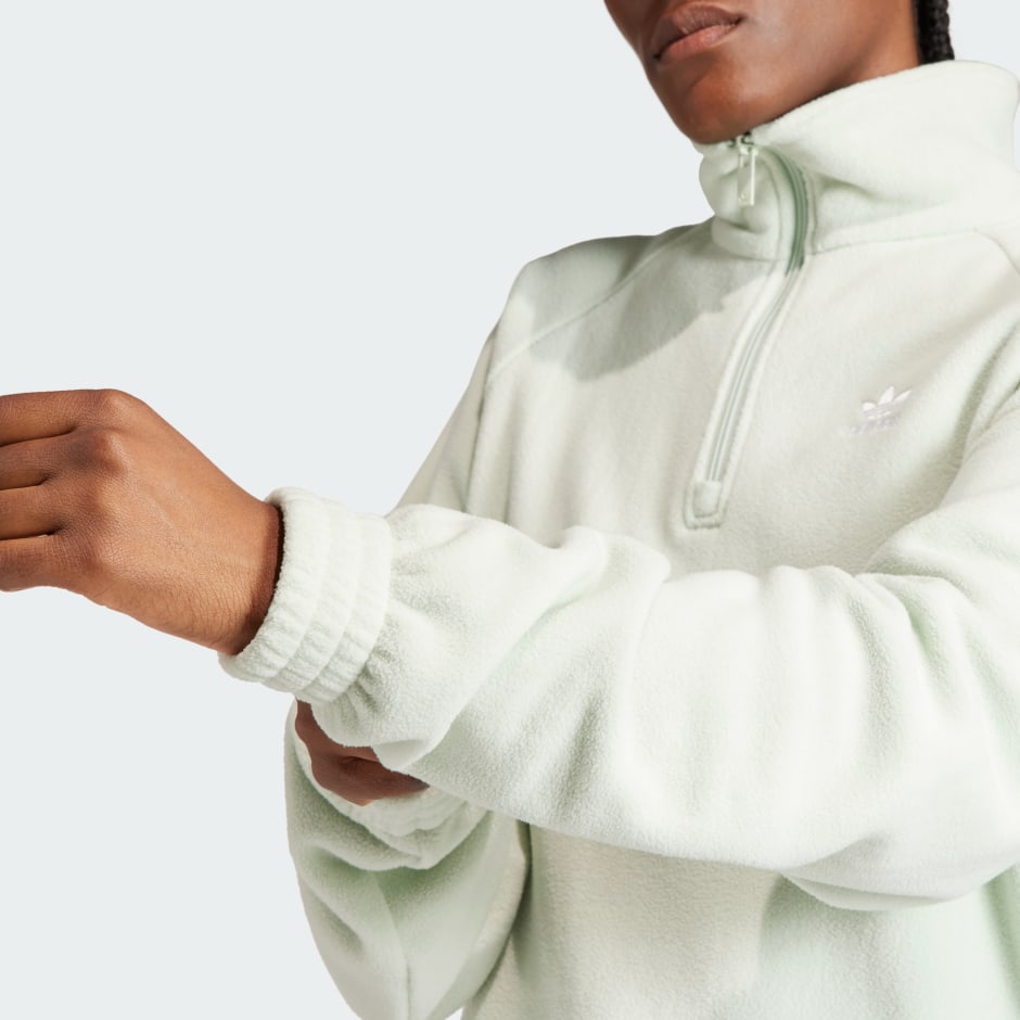 Neutral Court 1/4 Zip Track Top