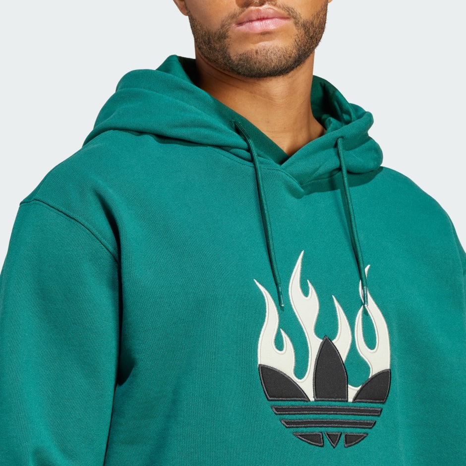 Flames Logo Hoodie