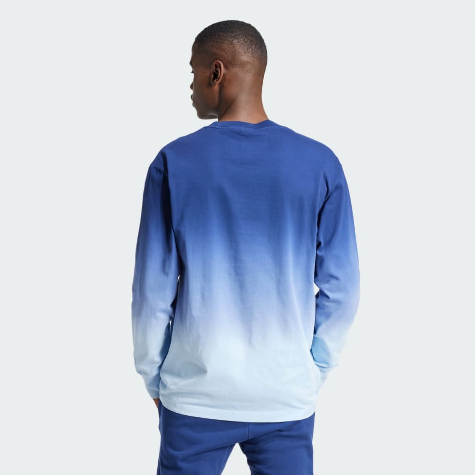 ALL SZN French Terry Dip-Dye Long Sleeve Shirt