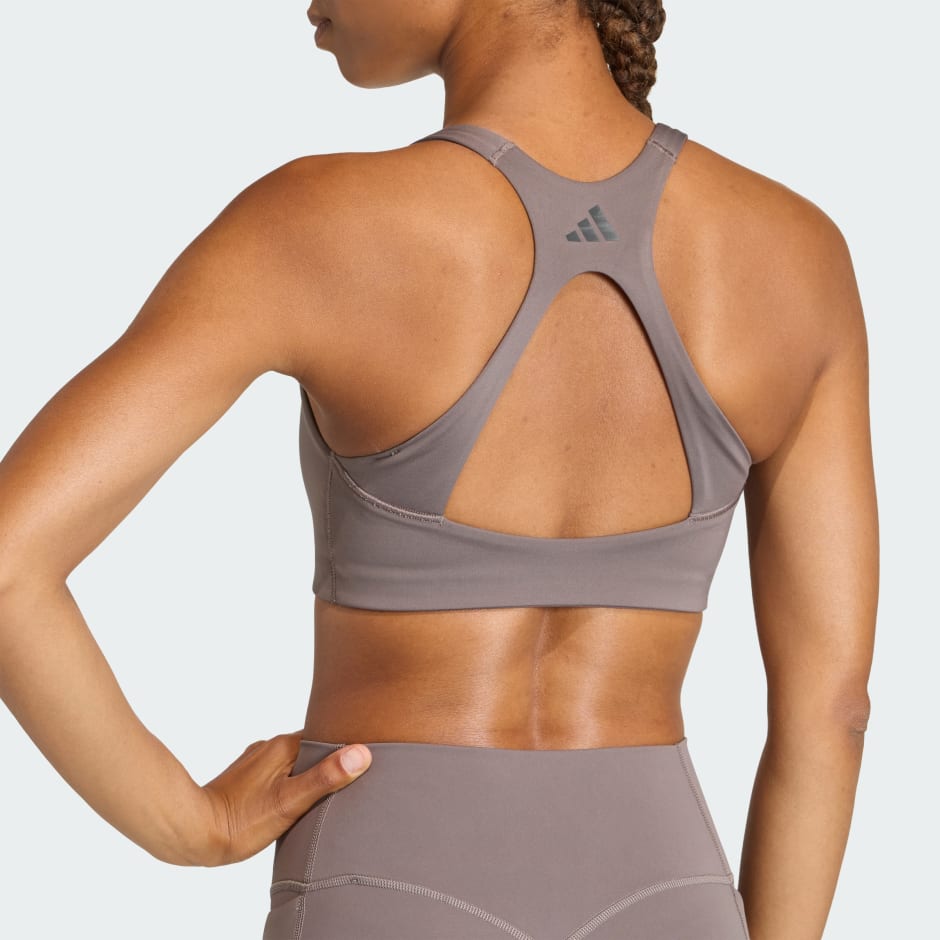 Optime Workout 3-Stripes Medium Support Bra