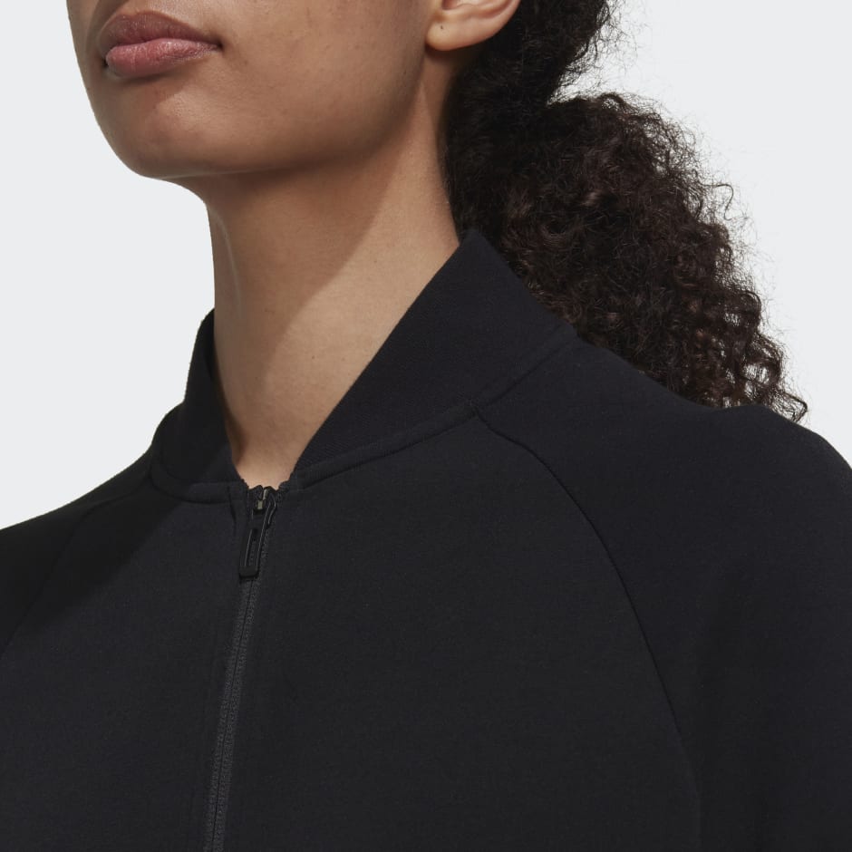 adidas Allover Print Track Top - Black | adidas OM