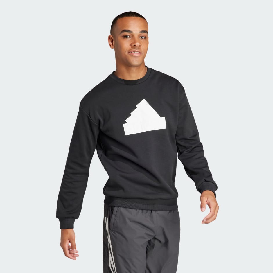 Adidas badge of sport crew sweatshirt new arrivals