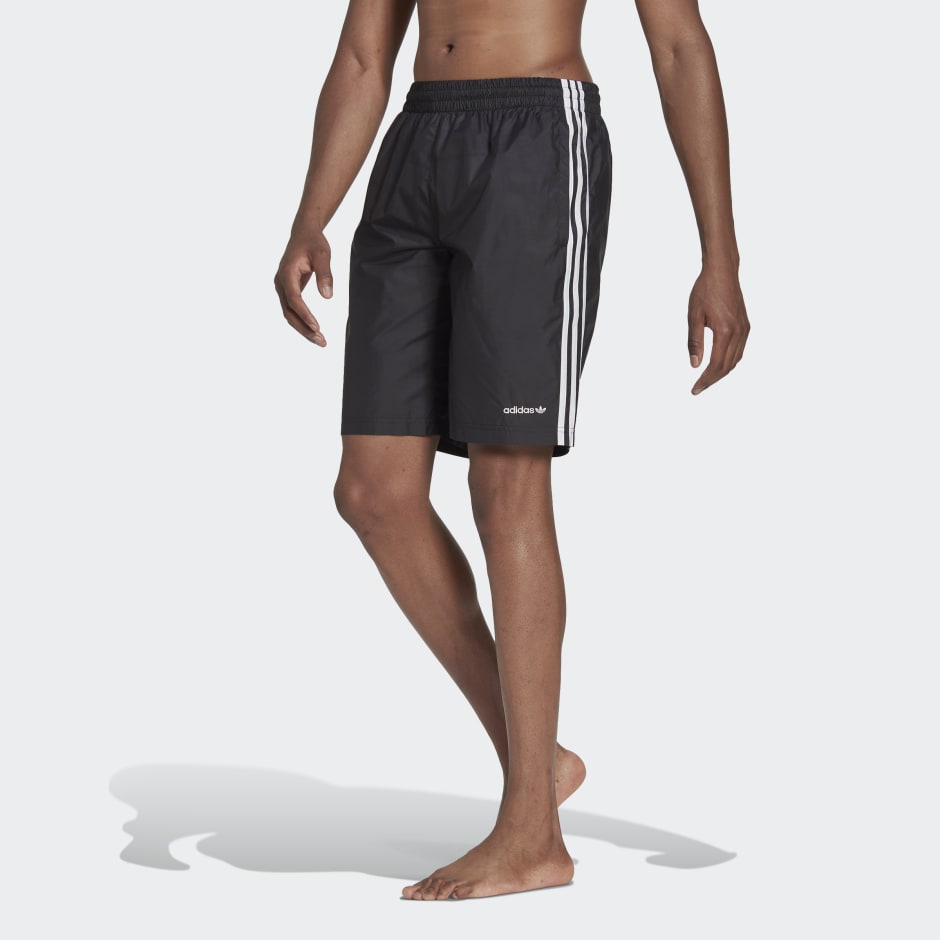 adidas originals linear logo swim shorts