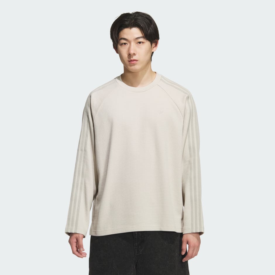 SYM WAFFLE KNIT TEE LS