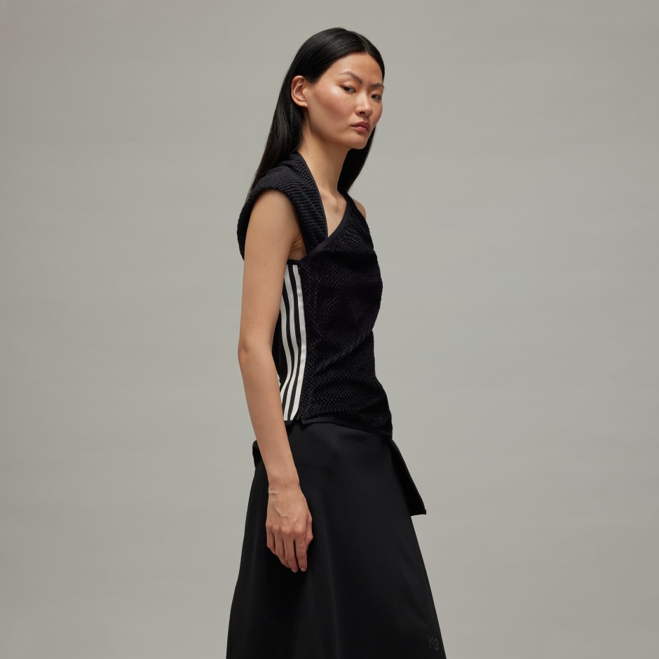 Y-3 Waffle Warp Knit Top