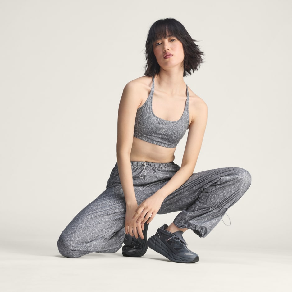 Bluză scurtă adidas by Stella McCartney Running Printed Mini