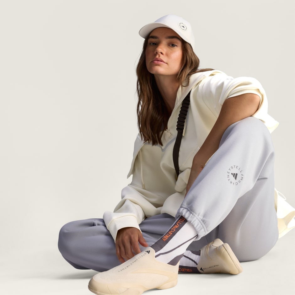 Pantaloni de trening largi adidas by Stella McCartney