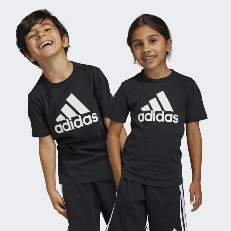Kids Essentials Logo Tee Black | adidas Oman