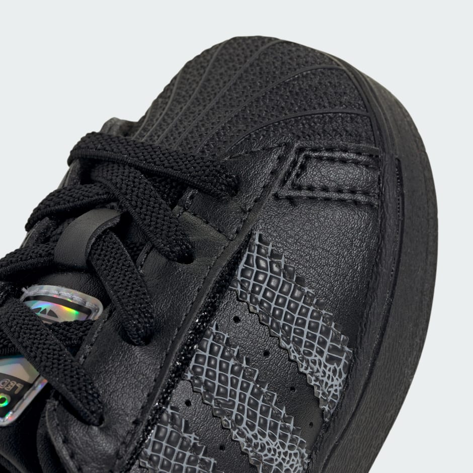 SUPERSTAR LED LIGHTS COMFORT CLOSURE ELASTIC LACE SHOES